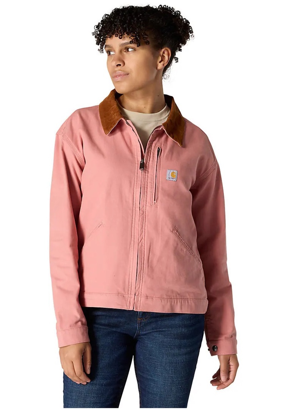 Carhartt Detroit Jacket In Rose Tint Size XS NWT